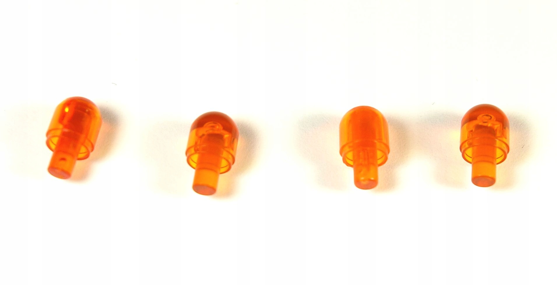 

Klosz z pinem Pomarańczowy przeź. 4szt. Lego 58176
