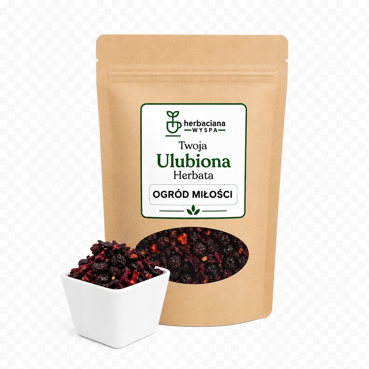 Zahrada lásky Čaj s s černým bezem a prémiovým rybízem – 1 kg