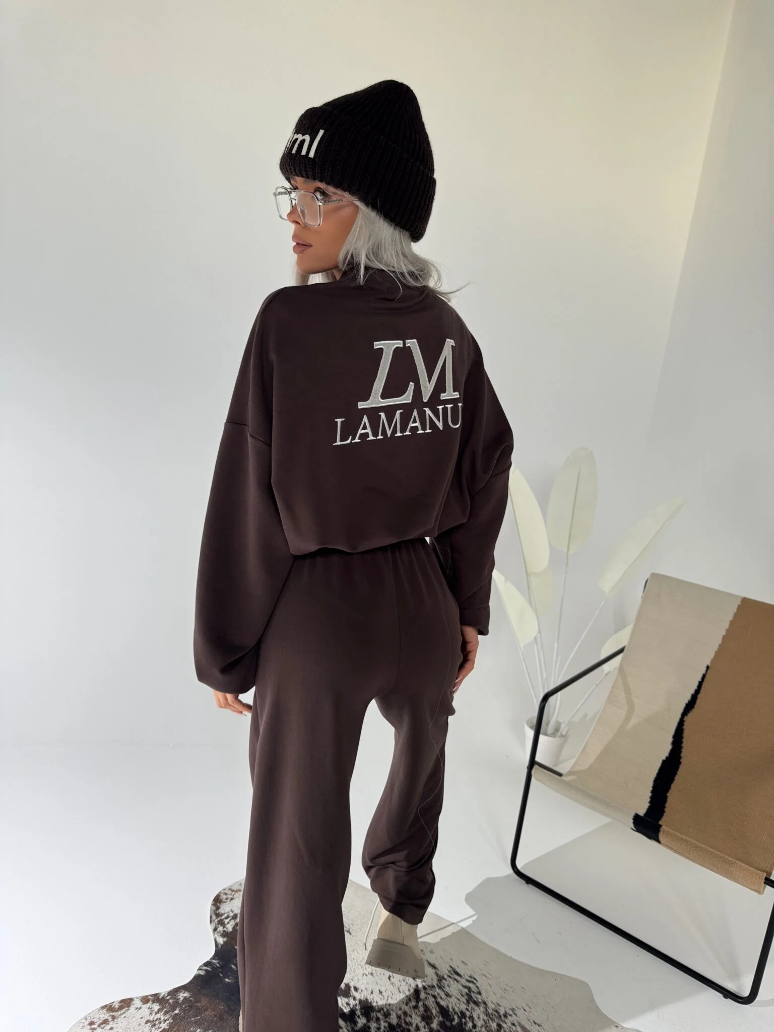 Mikina Lamanuel Magnum čokoláda One Size