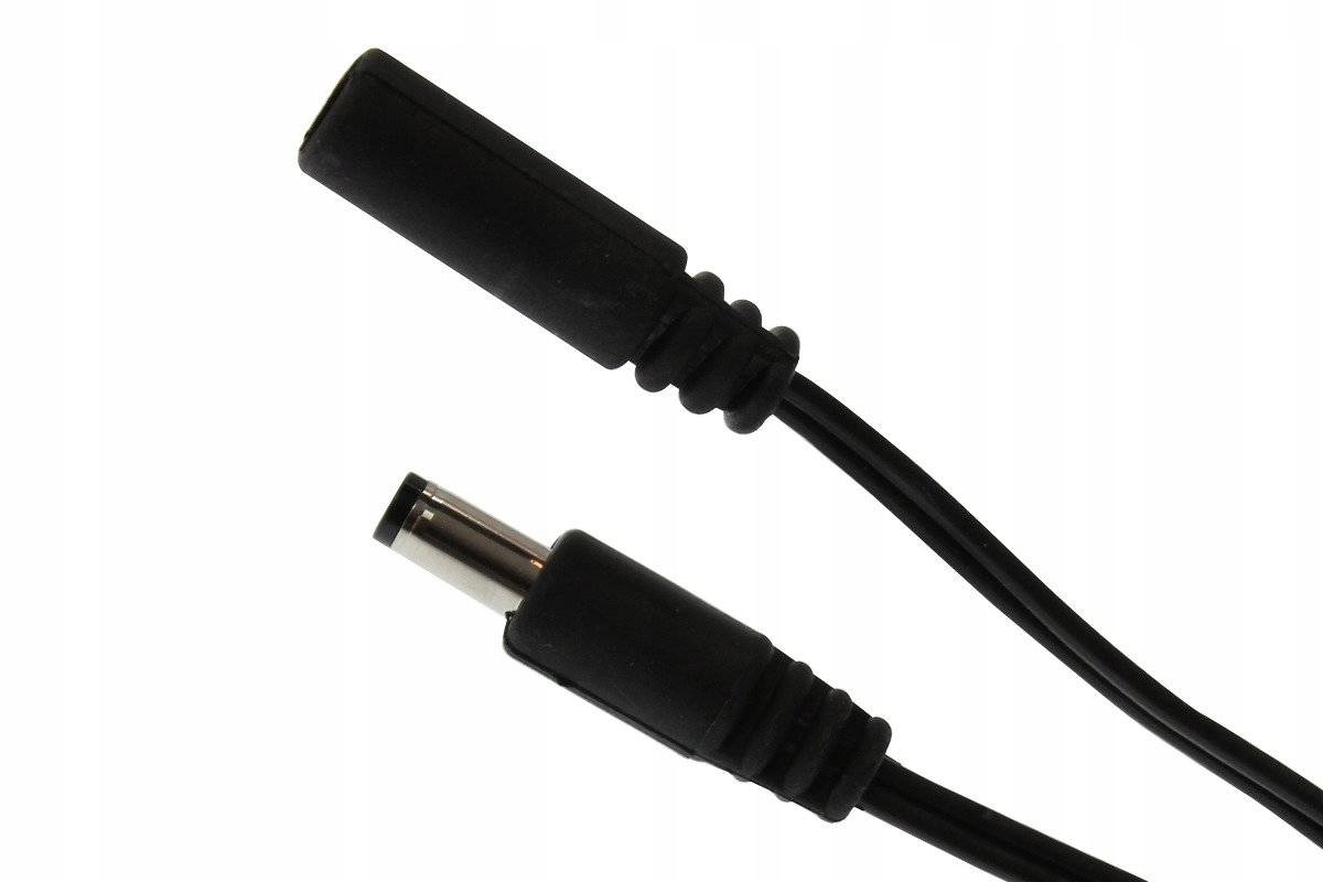 

Przedłużacz 2m DC dwużyłowy wtyk/gniazdo 2,1x5,5