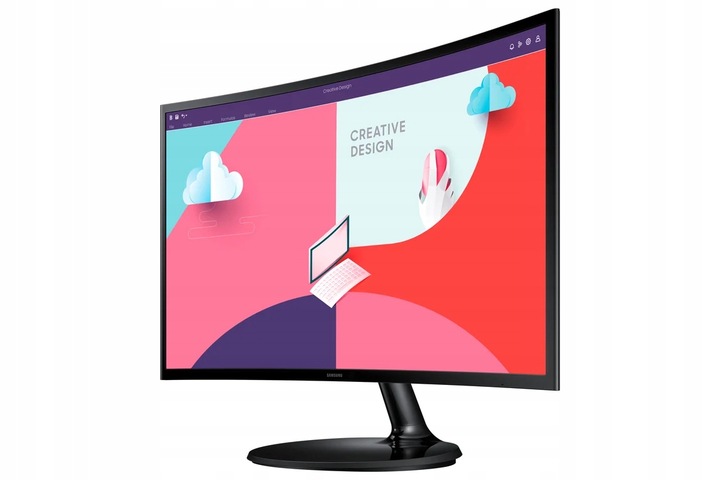 Zakrivený Led monitor 24 Samsung Hdmi Vga Curved