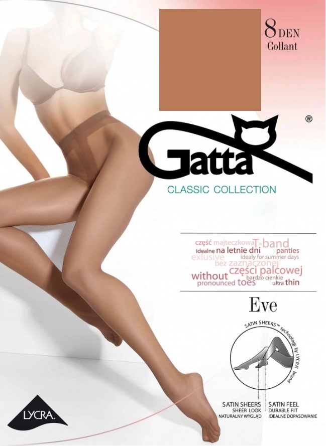 

Gatta Eve 8den matowe bezmajtkowe beige 3-M