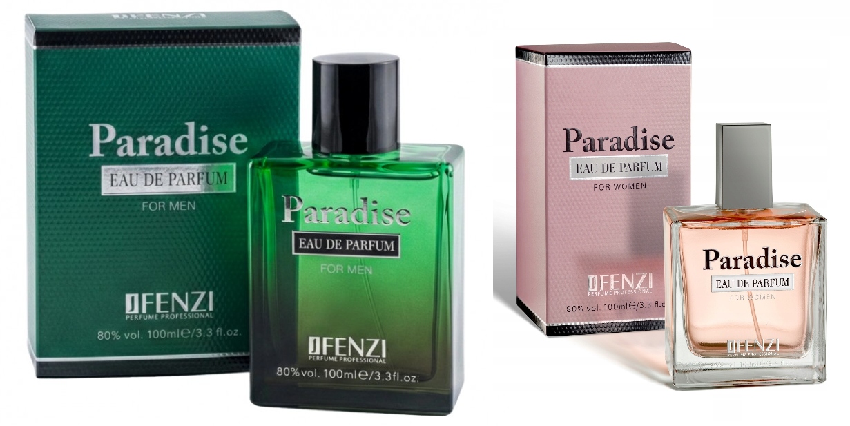 JFenzi Paradise For Men Women 2x100 ml parfémovaná voda