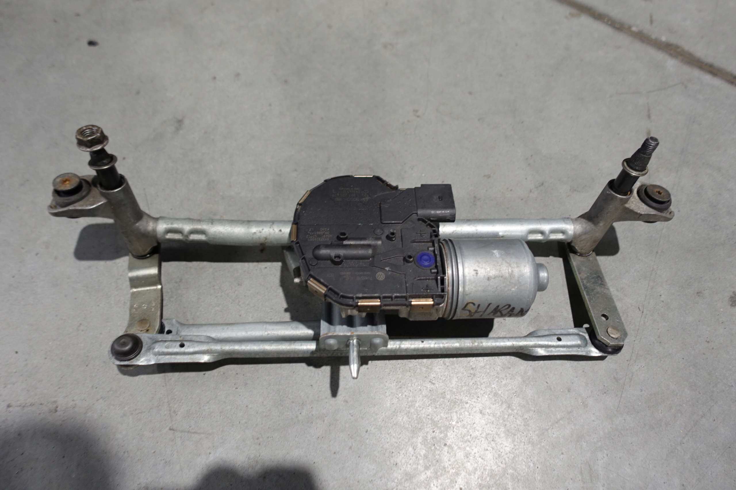 7N1955023, 7N1955119 - VW SHARAN МОТОР СТЕКЛООЧИСТИТЕЛЯ