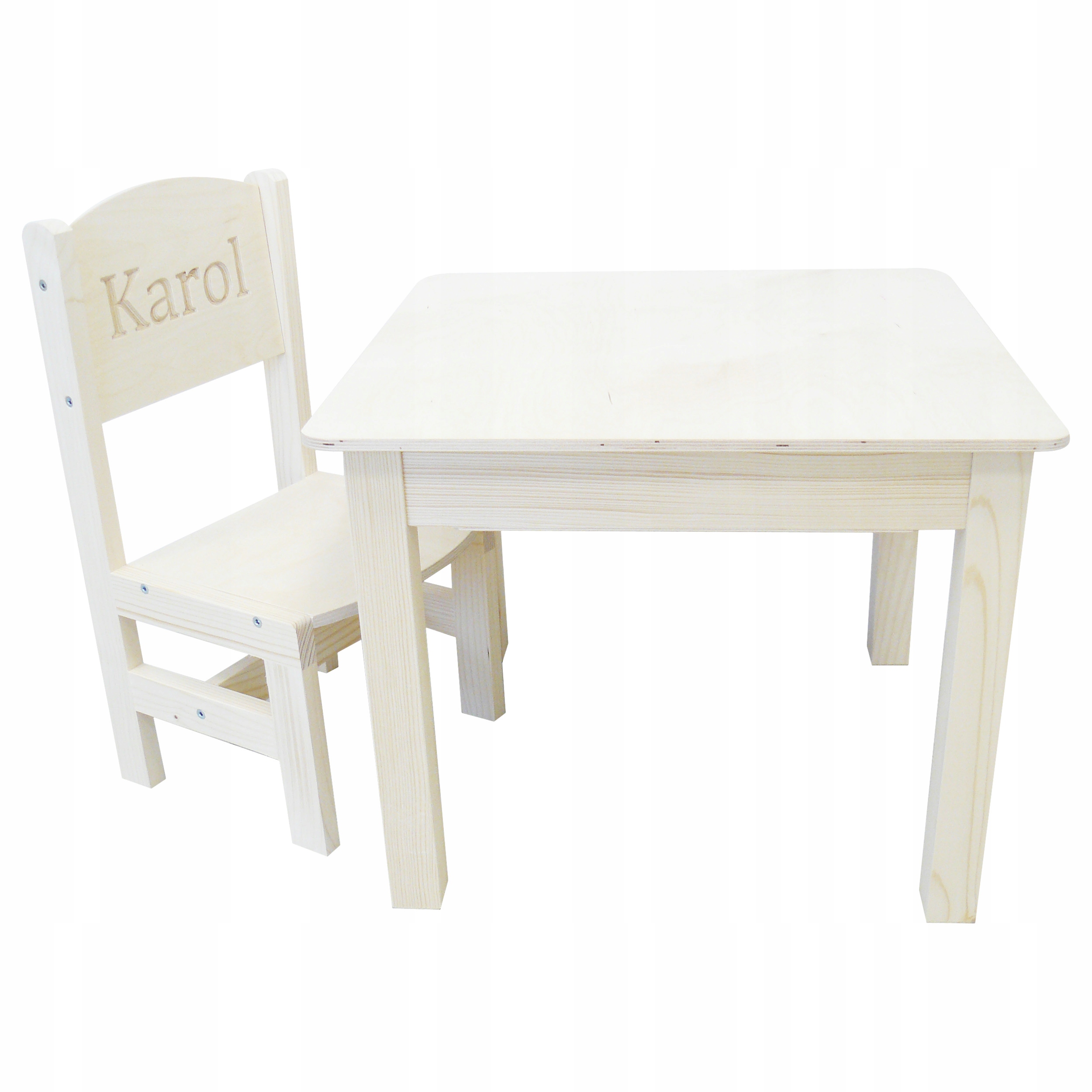 

Stolik 50/50 Krzesło Maluch Pełne Grawer Imię