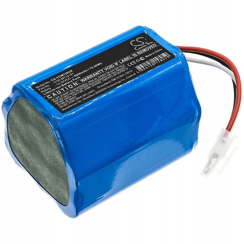 Baterie pro Iclebo O5/Omega, Miele Scount Rx2 120/Rx3 120, 5200 mAh, Li-Ion