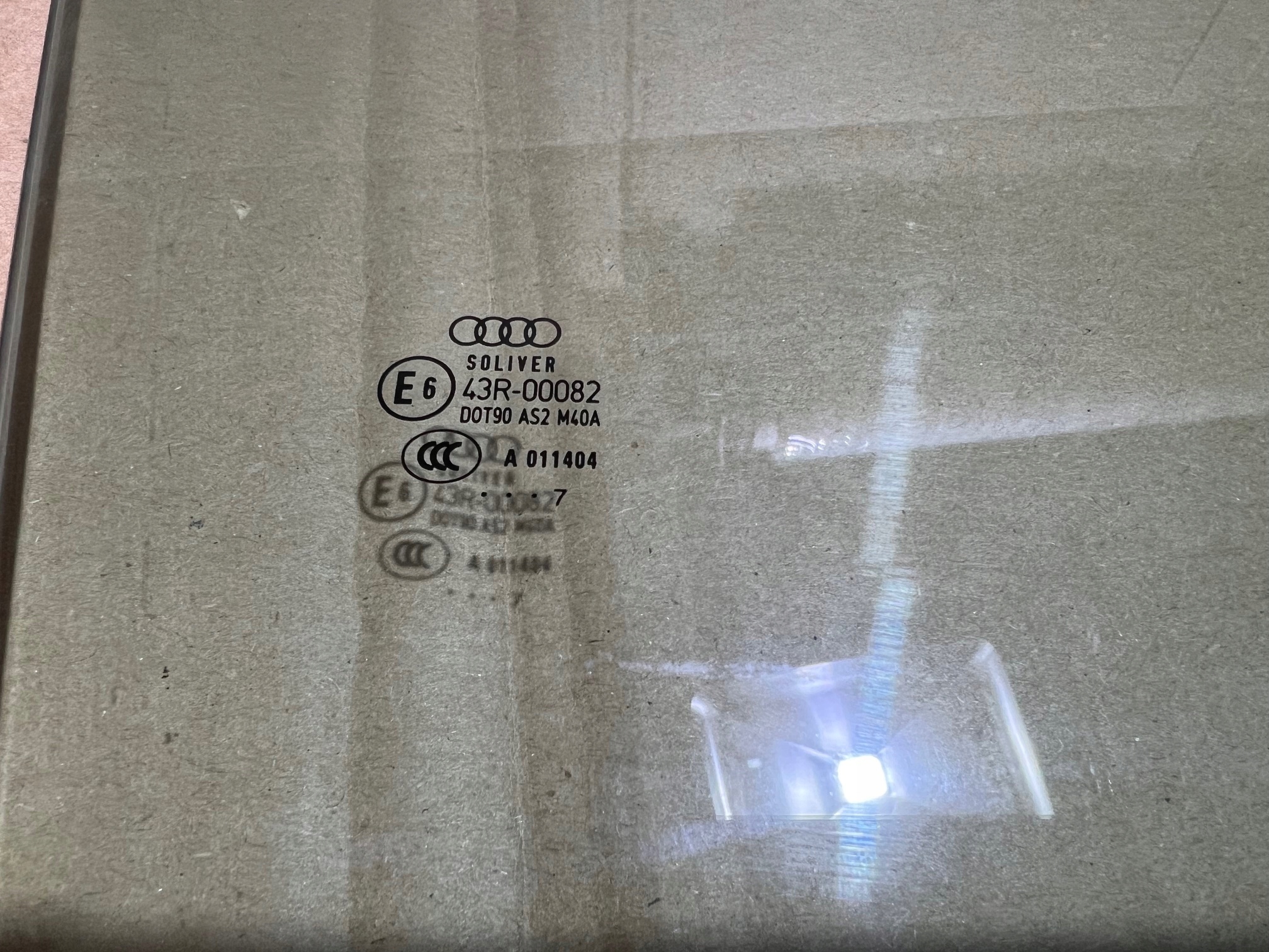 AUDI A5 8T 3D COUPE window right side door front