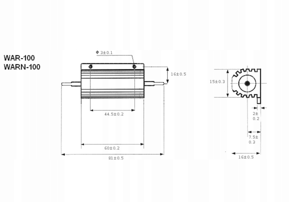 резистор 100 ватт 100 ом. резистор 50w 8ом.