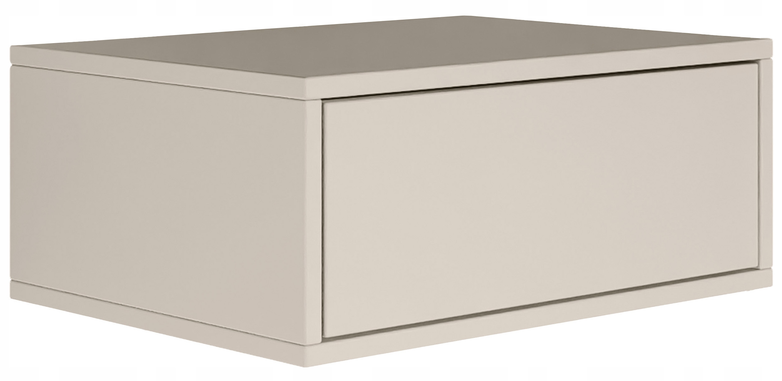 Noční stolek Framme závěsný s zásuvkou 50 cm kašmír