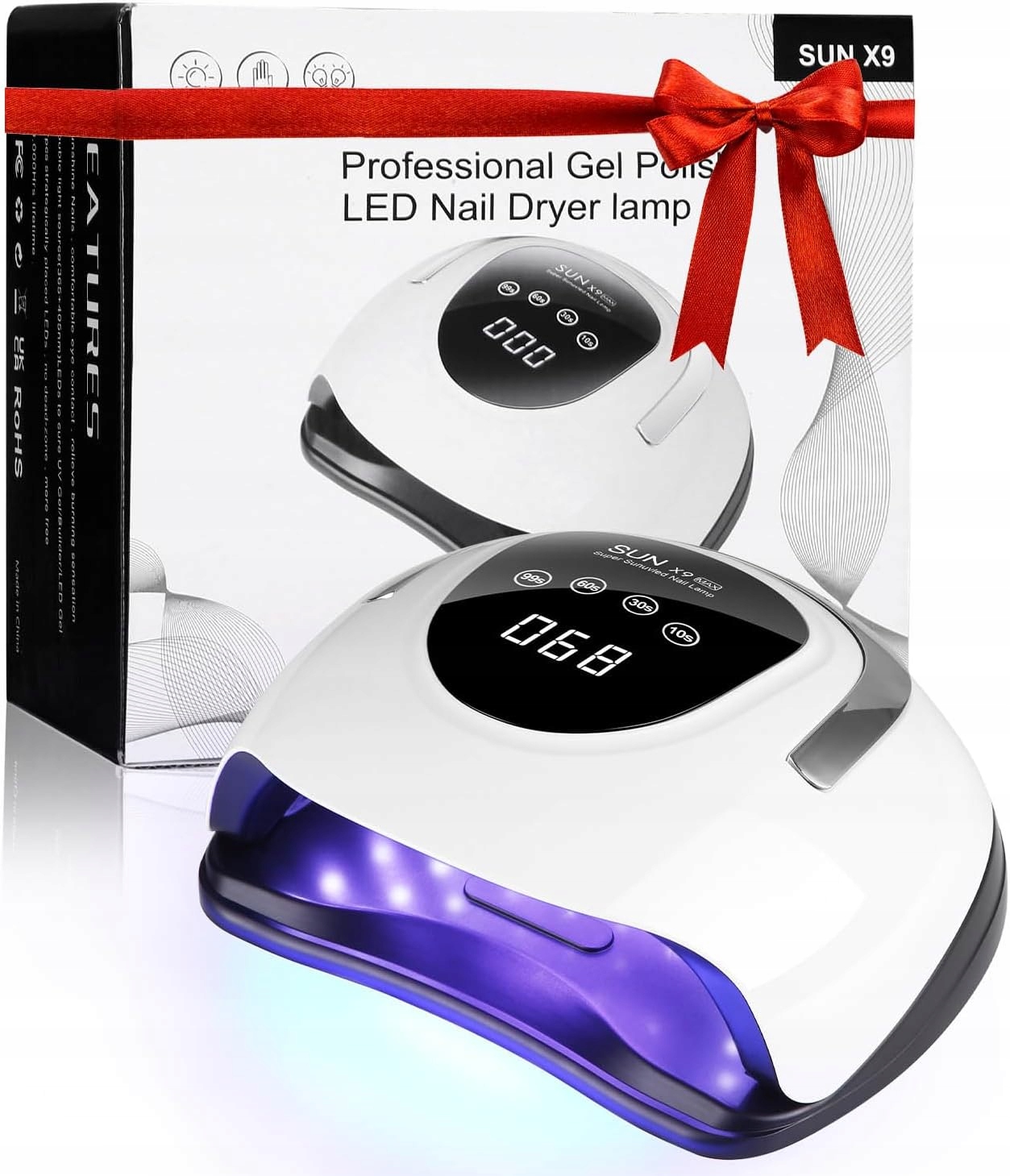 Lampa UV do paznokci żel X9