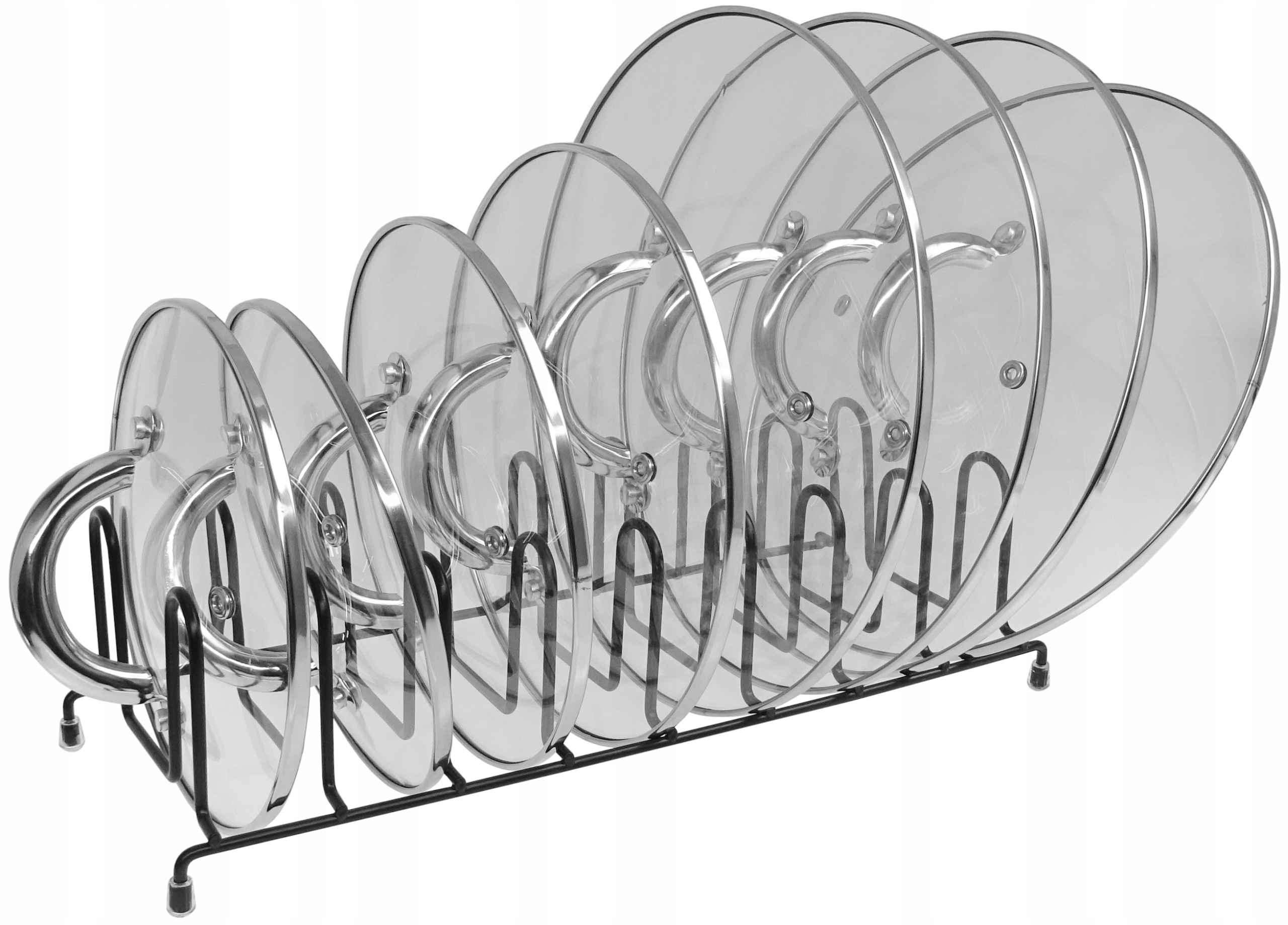 STOJAK ORGANIZER NA POKRYWKI TALERZE NACZYNIA STALOWY Kod producenta BB-1702