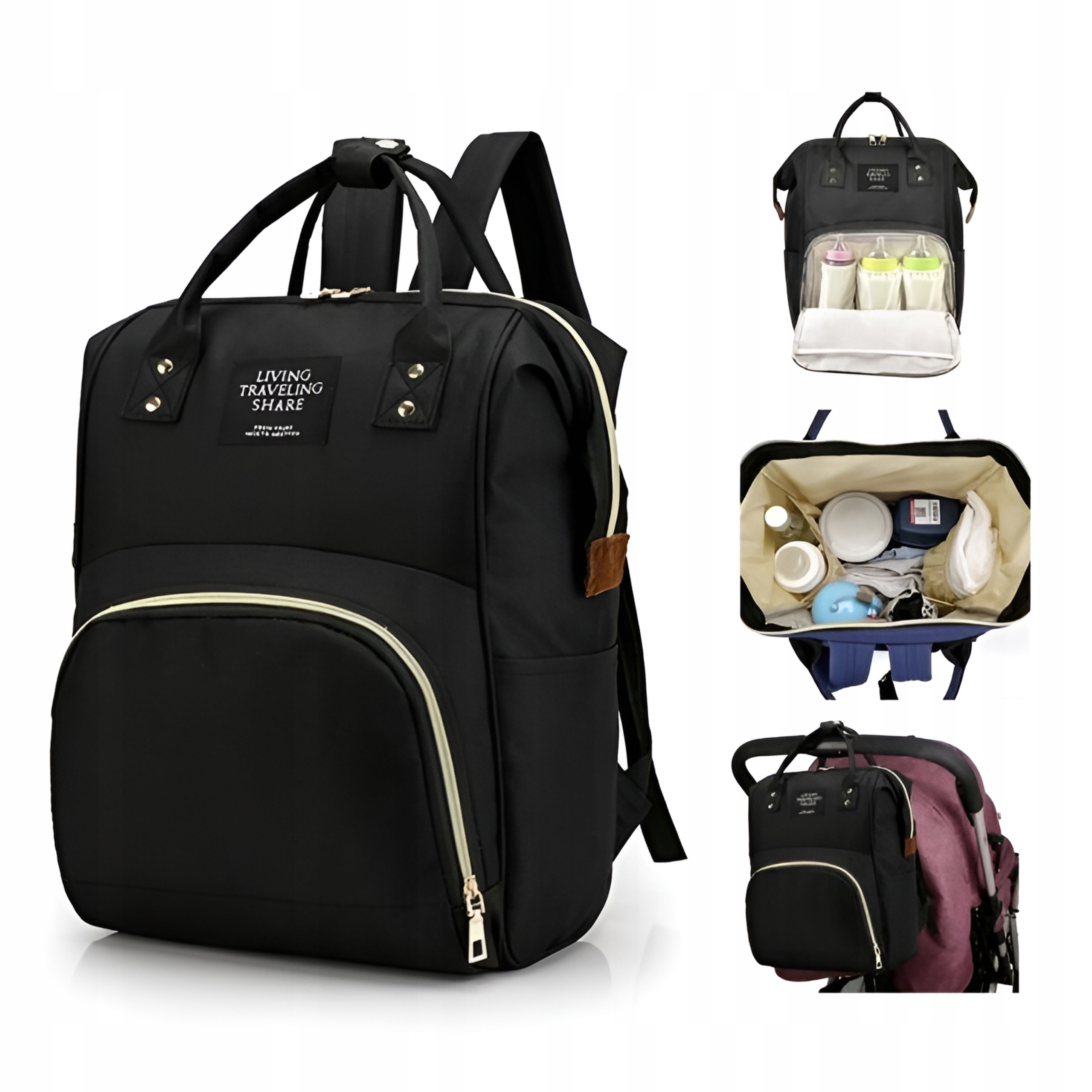 TORBA DO WÓZKA PLECAK ORGANIZER DLA MAMY TATY 3w1 Kod producenta ER41054
