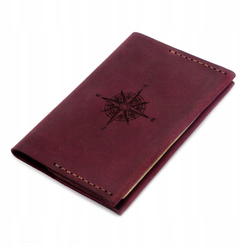 Pouzdro na cestovní pas personalizované kožené handmade