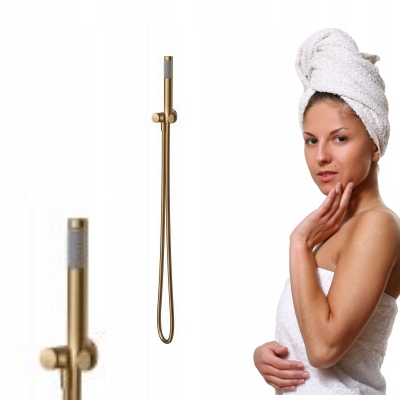 Sprchový Set Cersanit Zen Rain, kartáčovaná měď, snadno čistitelná