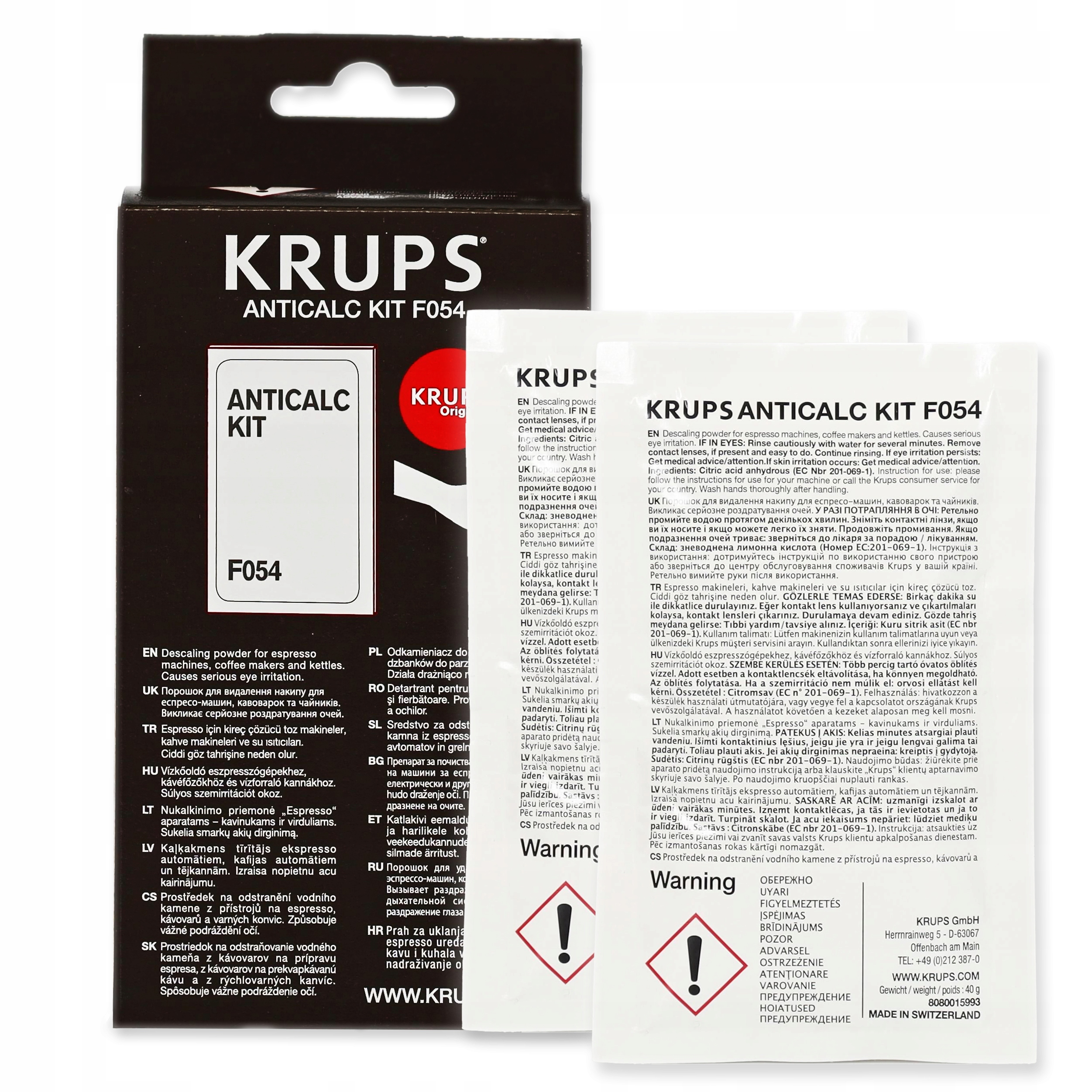 

odkamieniacz do ekspresu Krups F054