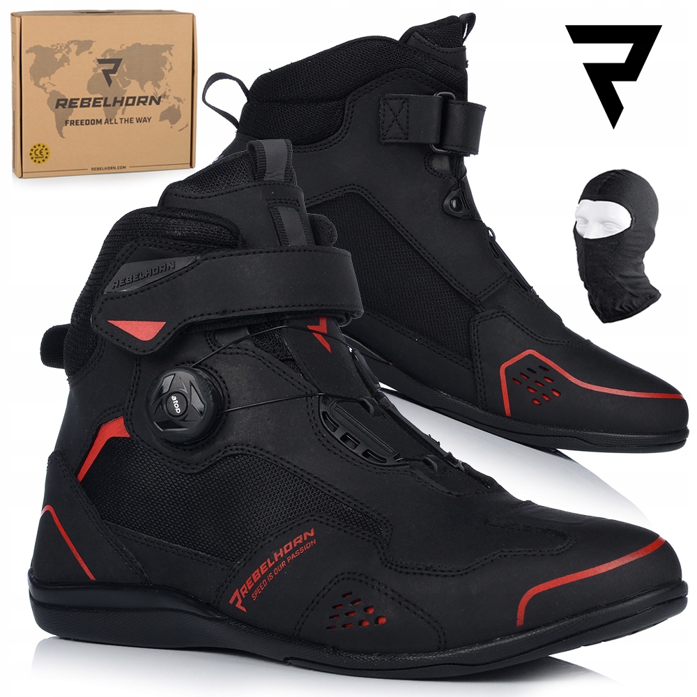 BUTY MOTOCYKLOWE | REBELHORN SPARK II | KRÓTKIE MIEJSKIE "ATOP" + GRATISY