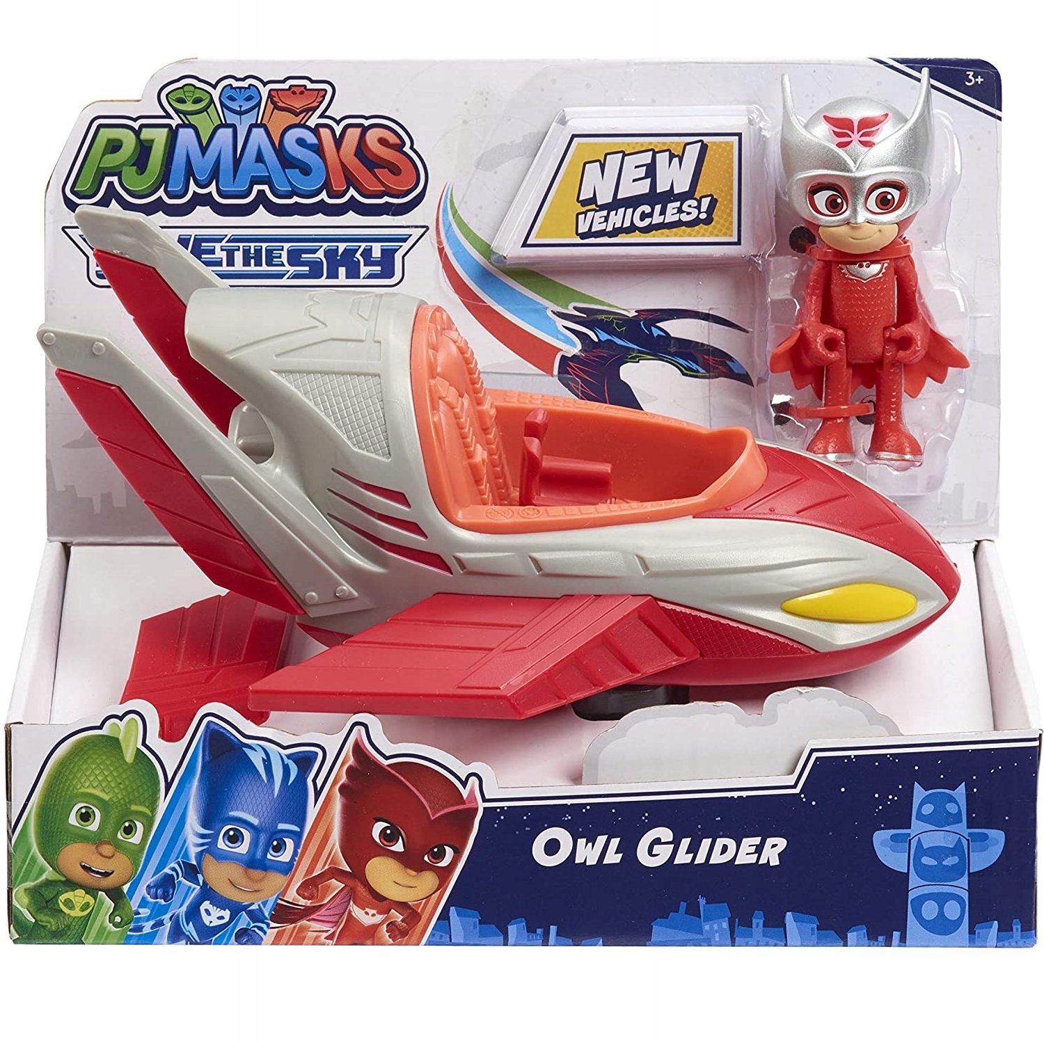 PJ MASKS SOWELLA + OWL GLIDER ZESTAW PIDŻAMERSI Model OWL-GLIDER