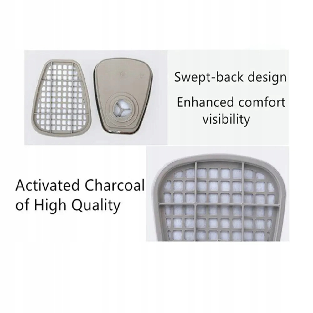 Filtr węglowy 6001 do maski 6200 7502 6800 2szt na gazy organiczne zamienni Marka 3M