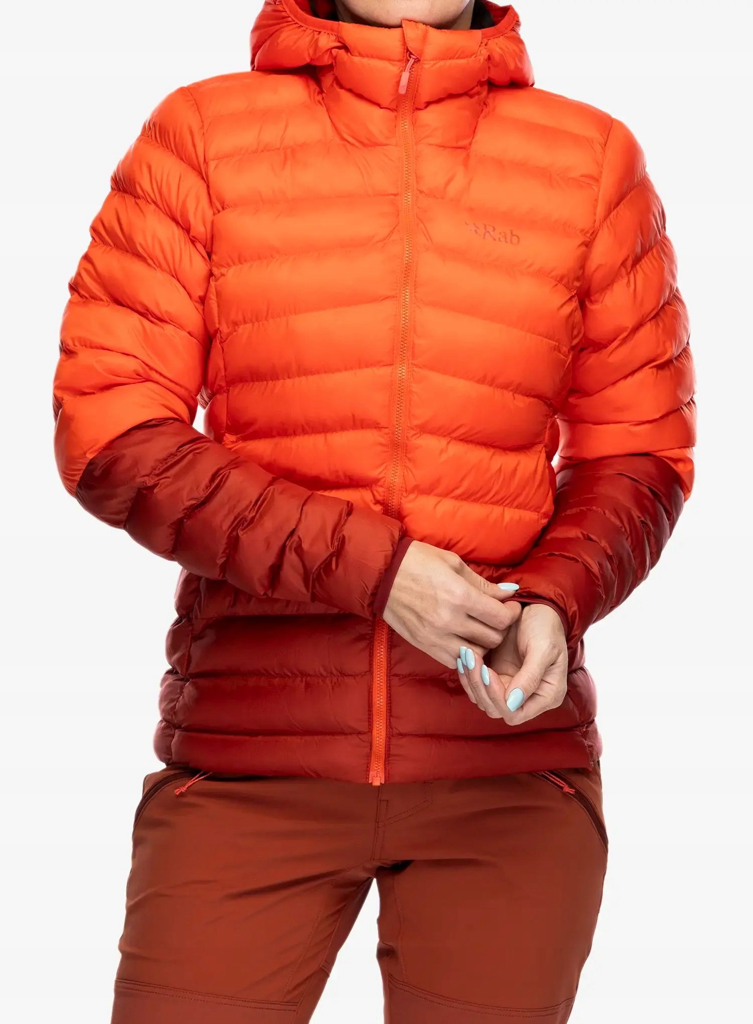 Dámská zateplená bunda Rab Cirrus Alpine red grapefruit/tuscan red L