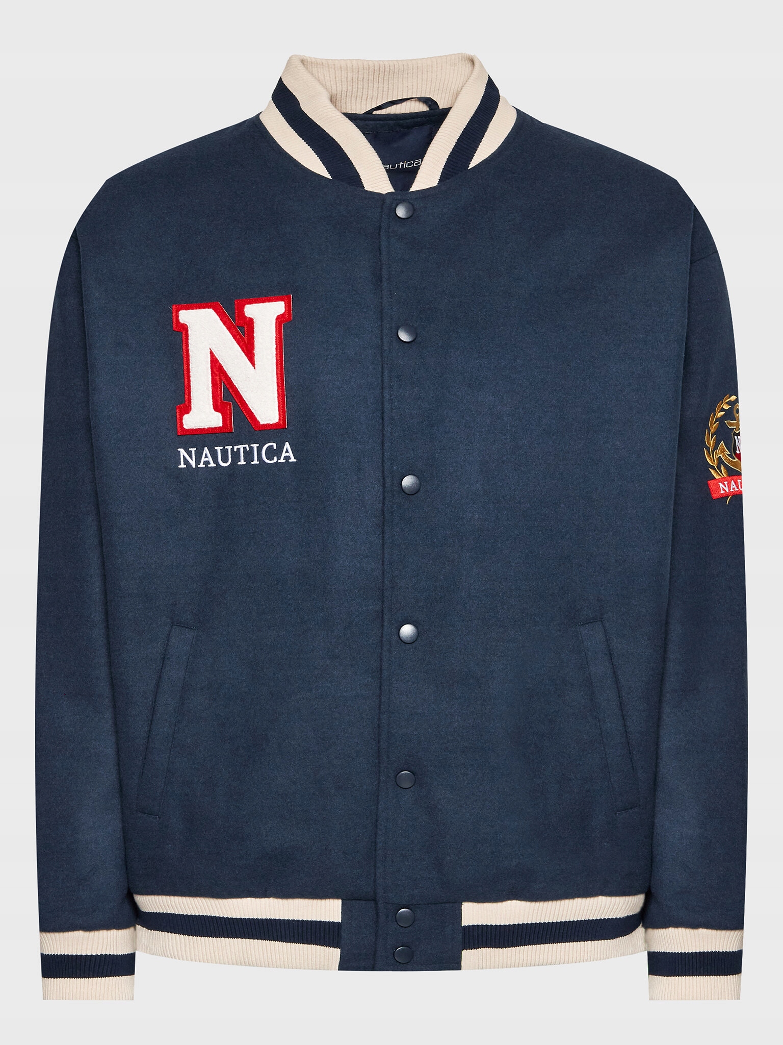 Nautica Kurtka bomber Wilson N1G00392 Granatowy Regular Fit