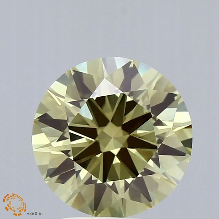 Diament laboratoryjny kolorowy 1.98ct ROUND Fancy Intense Green VVS2 (IGI)