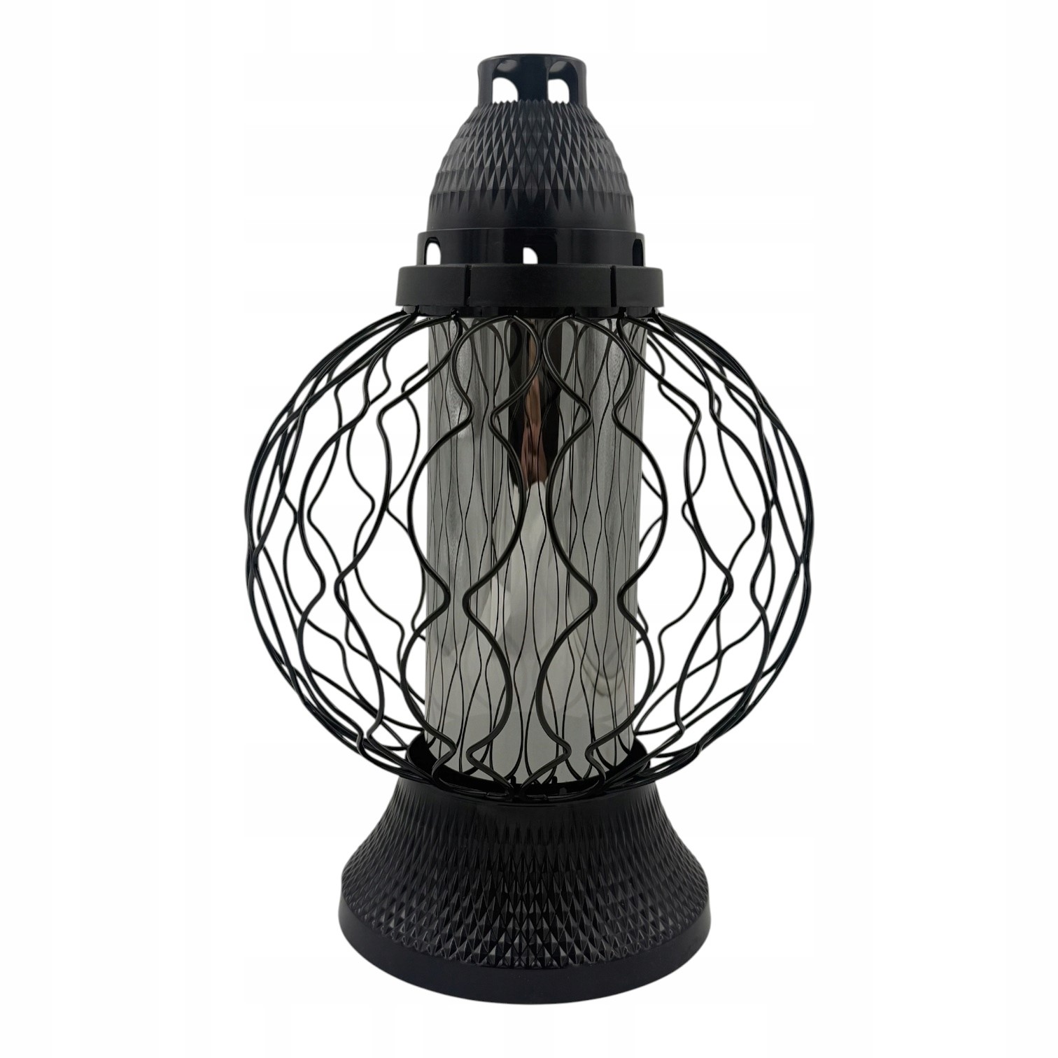 Lampion Dekoracyjny Czarny 39 CM – elegancja i nowoczesny design
