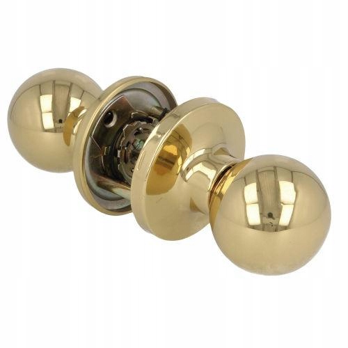 

Gałka Klamka obrotowa pokojowa Mosiądz Złota 65mm