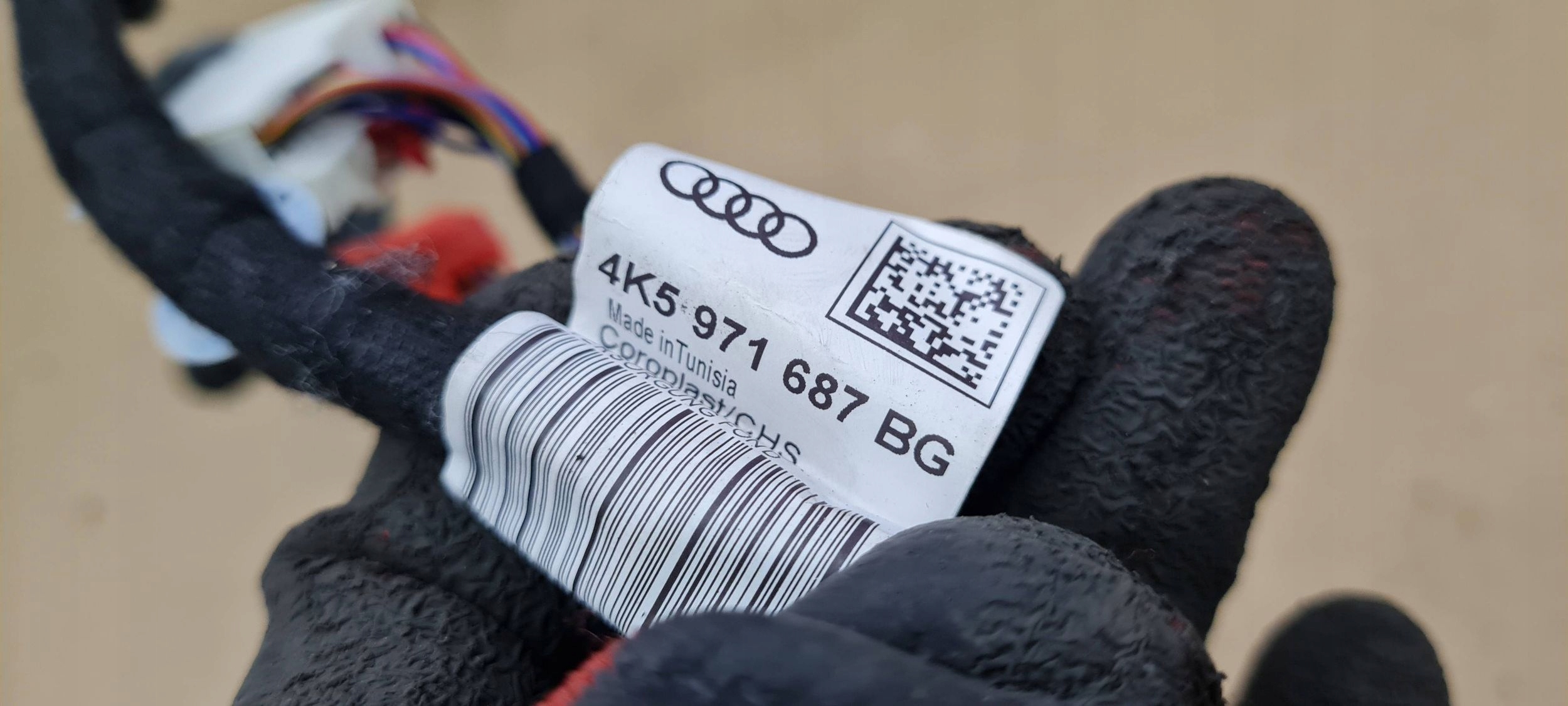 A6 C8 4K bundle wiring door left left rear part 4K5971687BG 23R