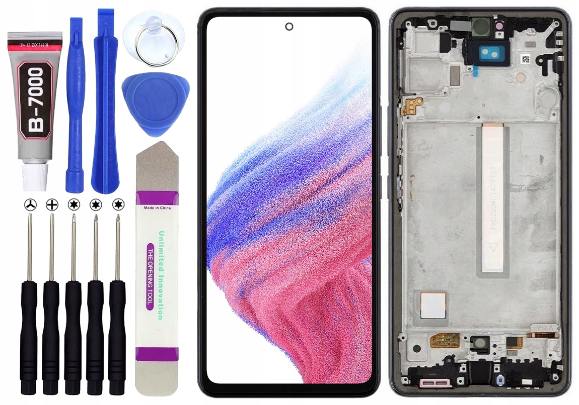 Oled displej pro Samsung Galaxy A53 5G Full (Full) 6,50" LCD Rámeček