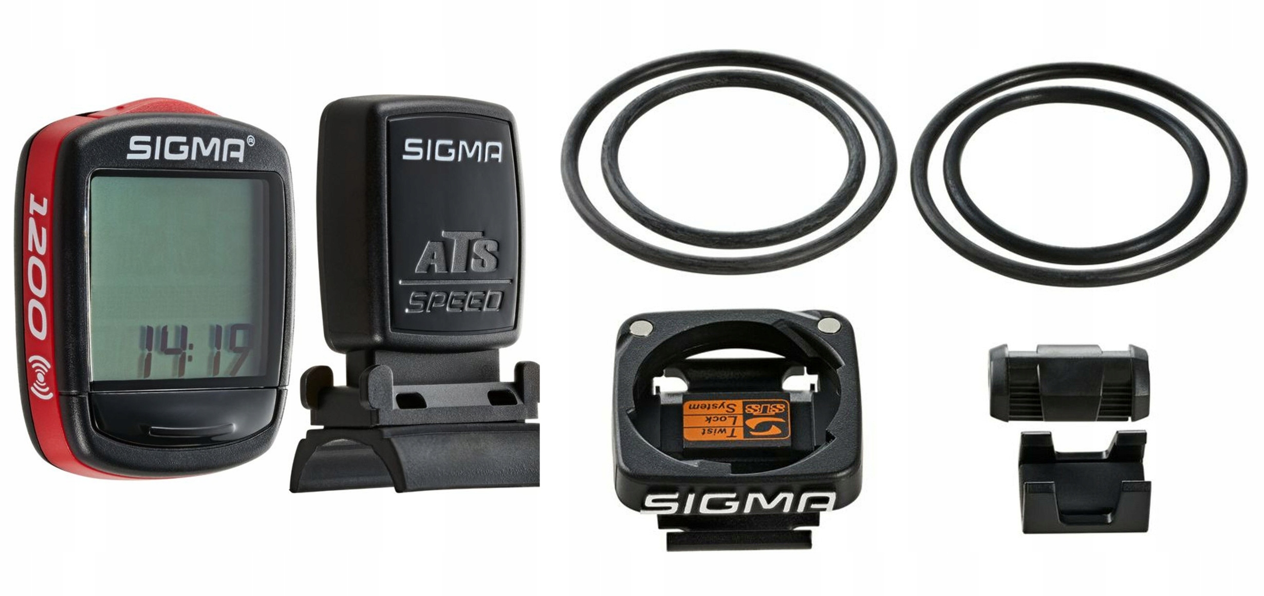 Licznik rowerowy Sigma Base BC 1200WL + 2x CR2032 Model BC1200WL