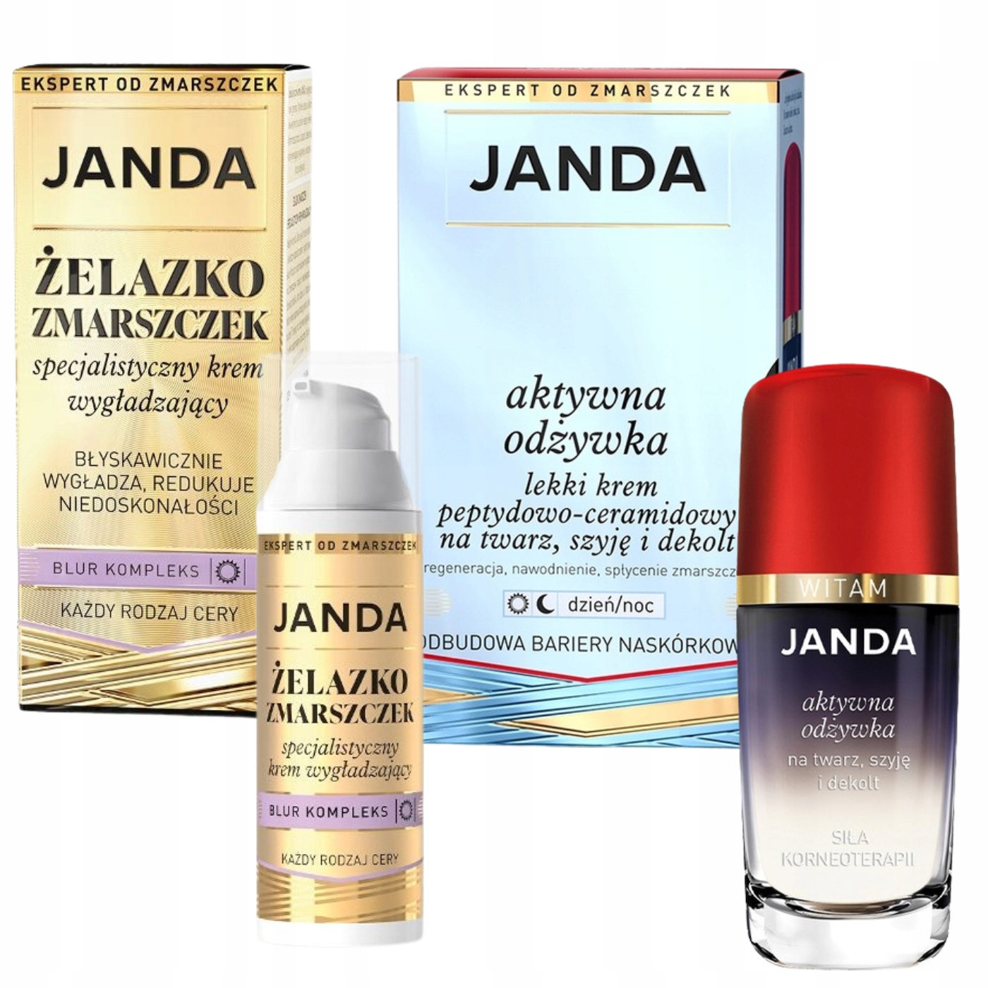 Janda Sada vyhlazující kondicionér Žehlička vráskám Dárek hydratační