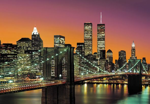 

New York (Brooklyn Bridge) - fototapeta 366x254 cm