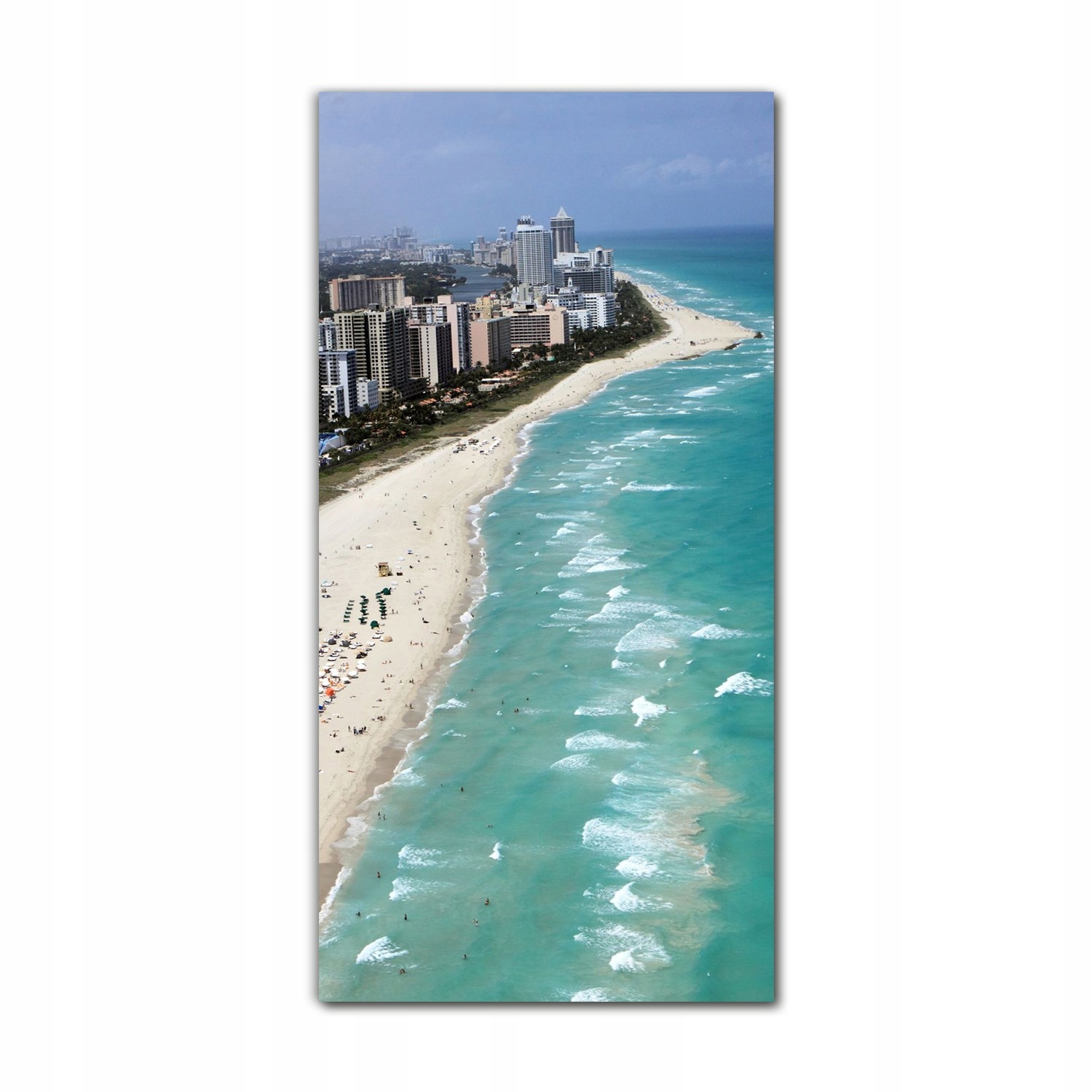 

Foto-obraz na szkle do kuchni 70x140 Miami morze