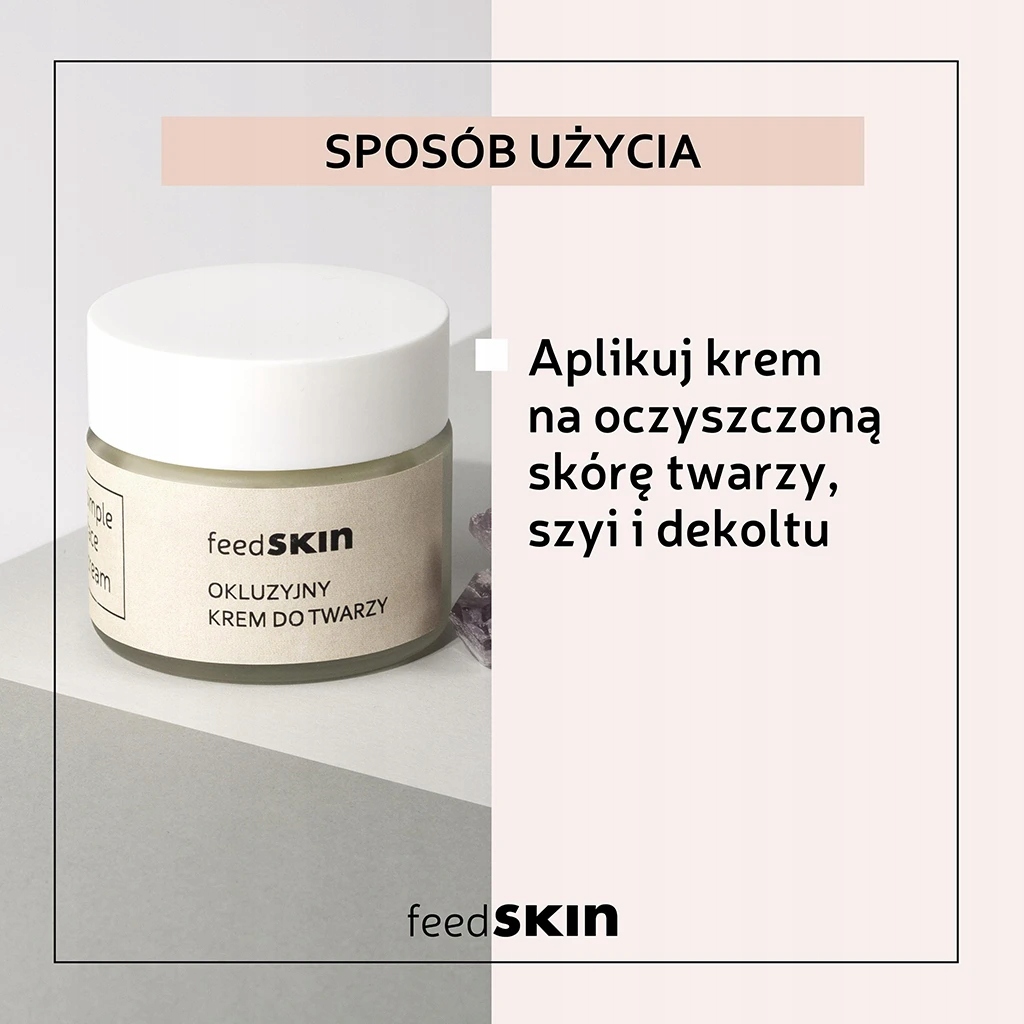 FEEDSKIN Simple Face Cream Krem do twarzy Typ skóry Wrażliwa