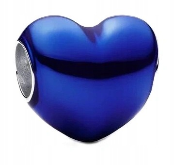 Přívěsek Pandora 793337C05 Modré metalické srdce
