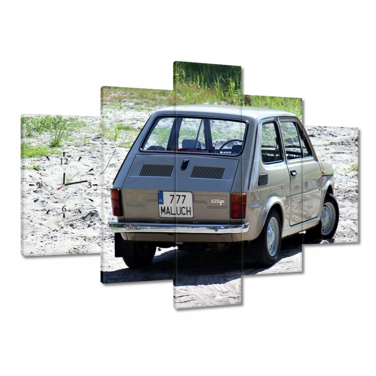 Hodiny 150x105 Maluch Fiat 126p Maluszek