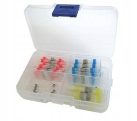 

Zestaw szybkozłączek z cyną 50szt. + box