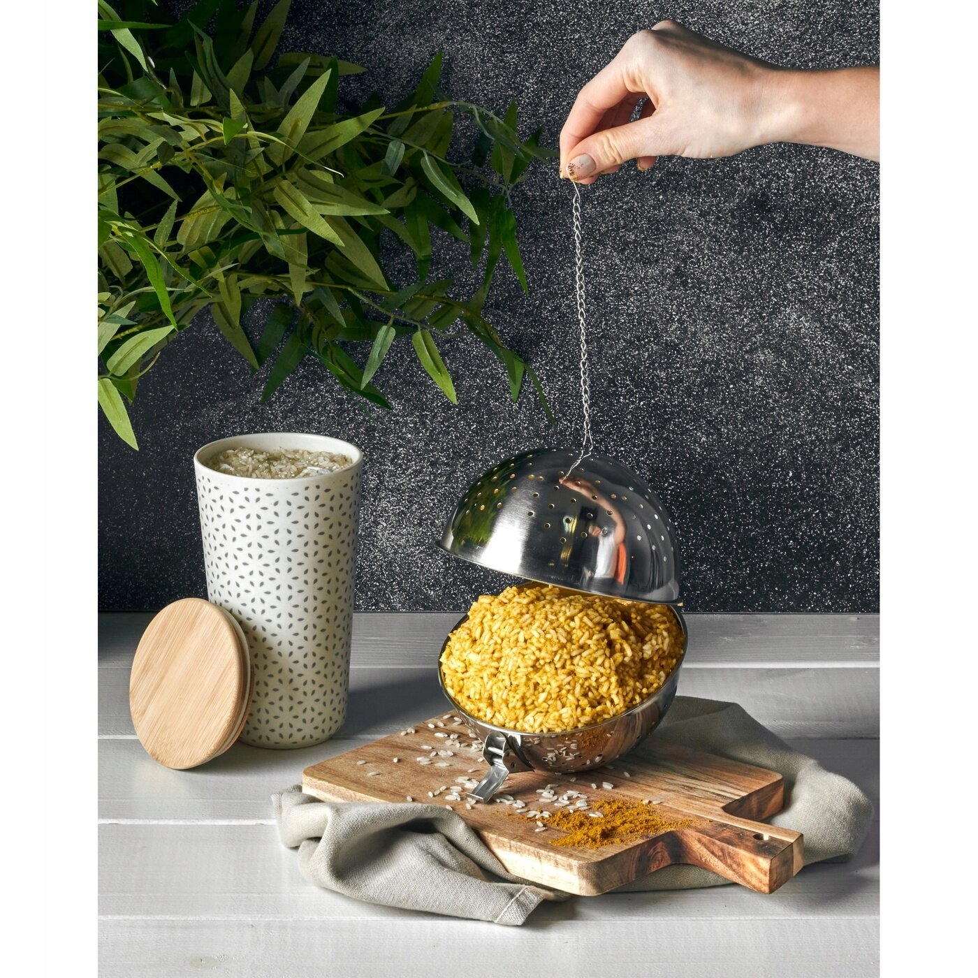 KULA DO GOTOWANIA RYŻU KASZ I WARZYW STAL Linia RYŻ