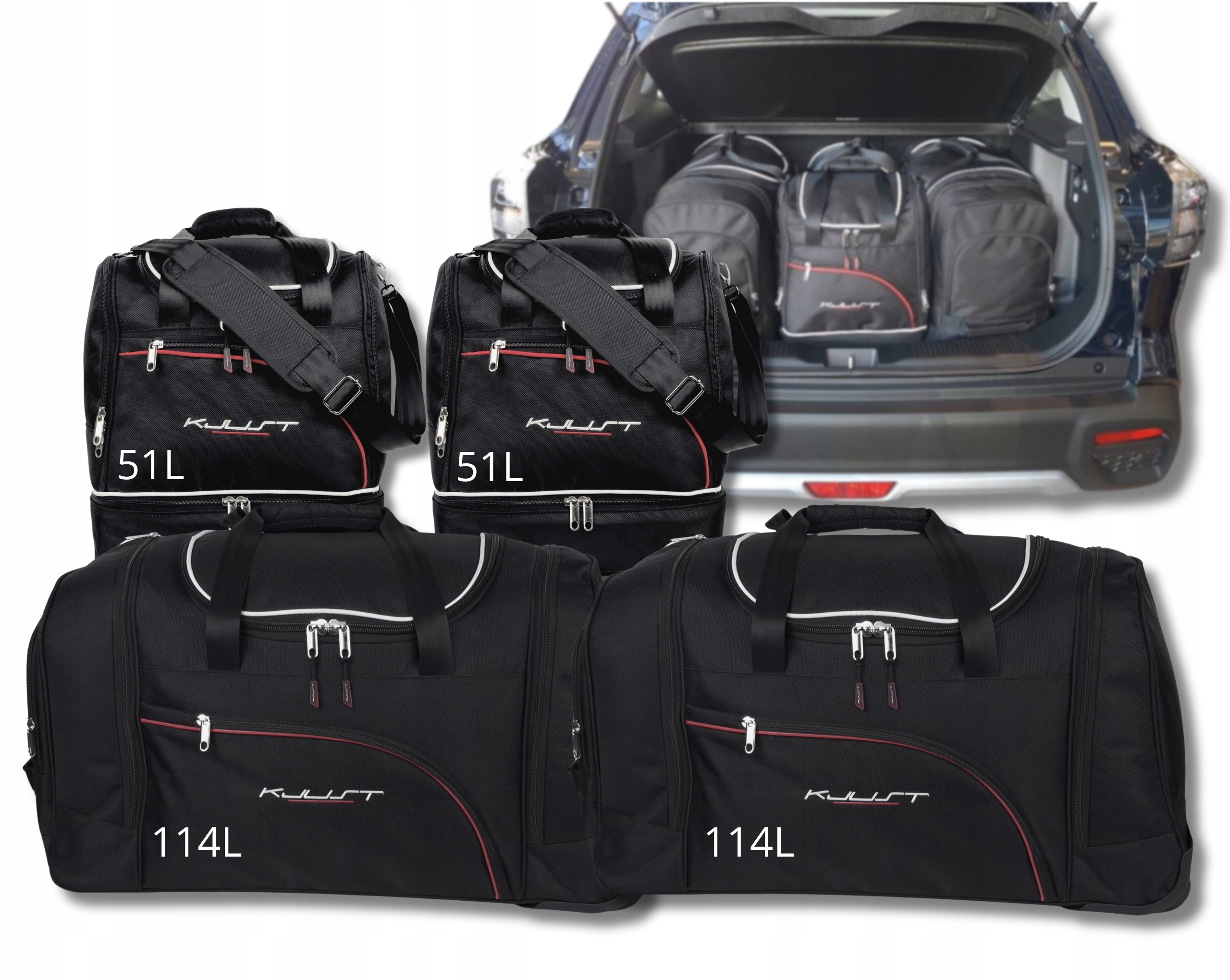 Cestovná Taška Do Kufra Suzuki S-cross Mhev 2021+ 4 ks