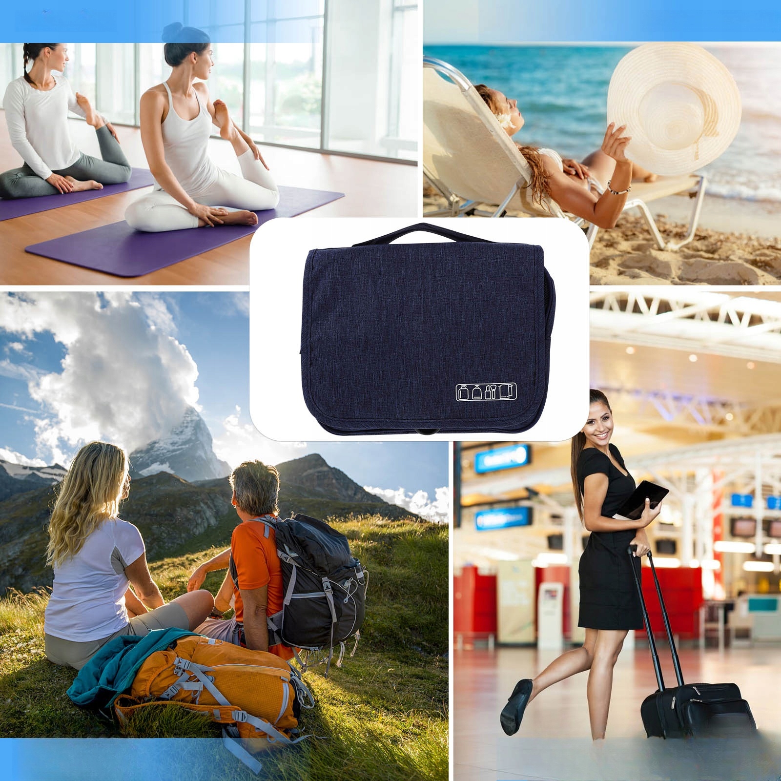 PODRÓŻNA TORBA NA Kosmetyki MĘŻCZYZNA Typ kuferek