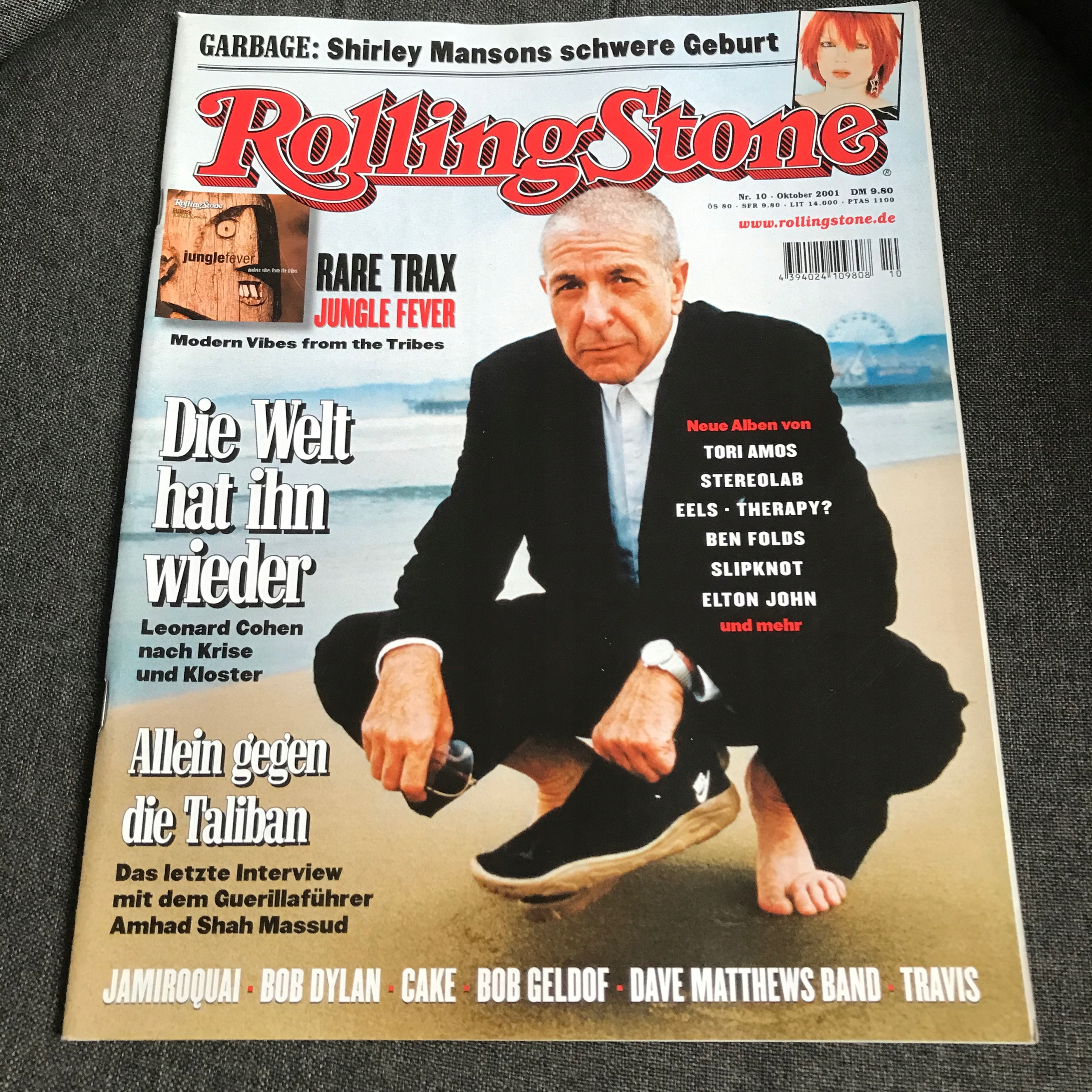 ROLLINGSTONE 10/01 SLIPKNOT ELTON JOHN JAMIROQUAI
