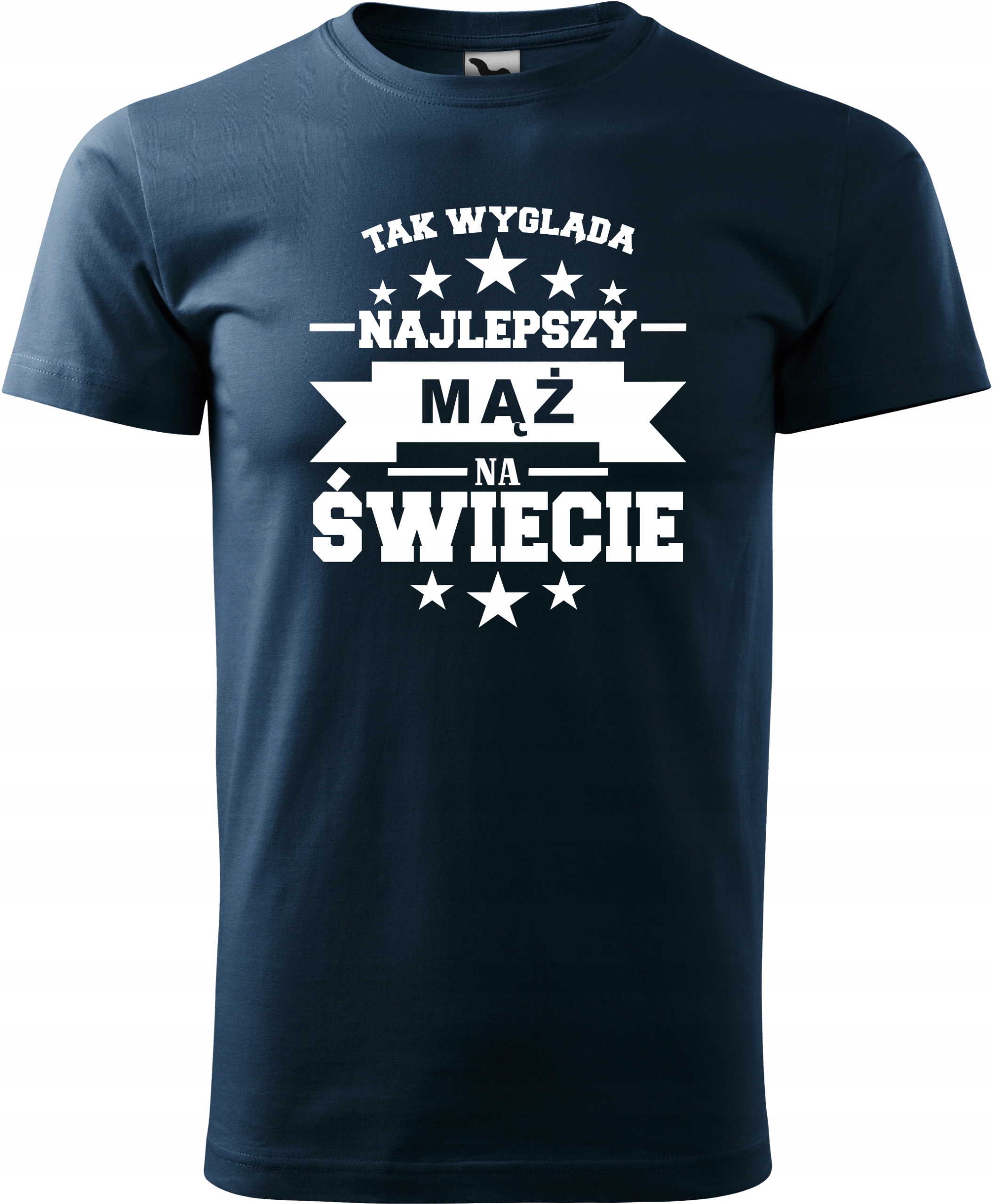 

Koszulka męska Prezent nadruk Najlepszy Mąż r.5XL