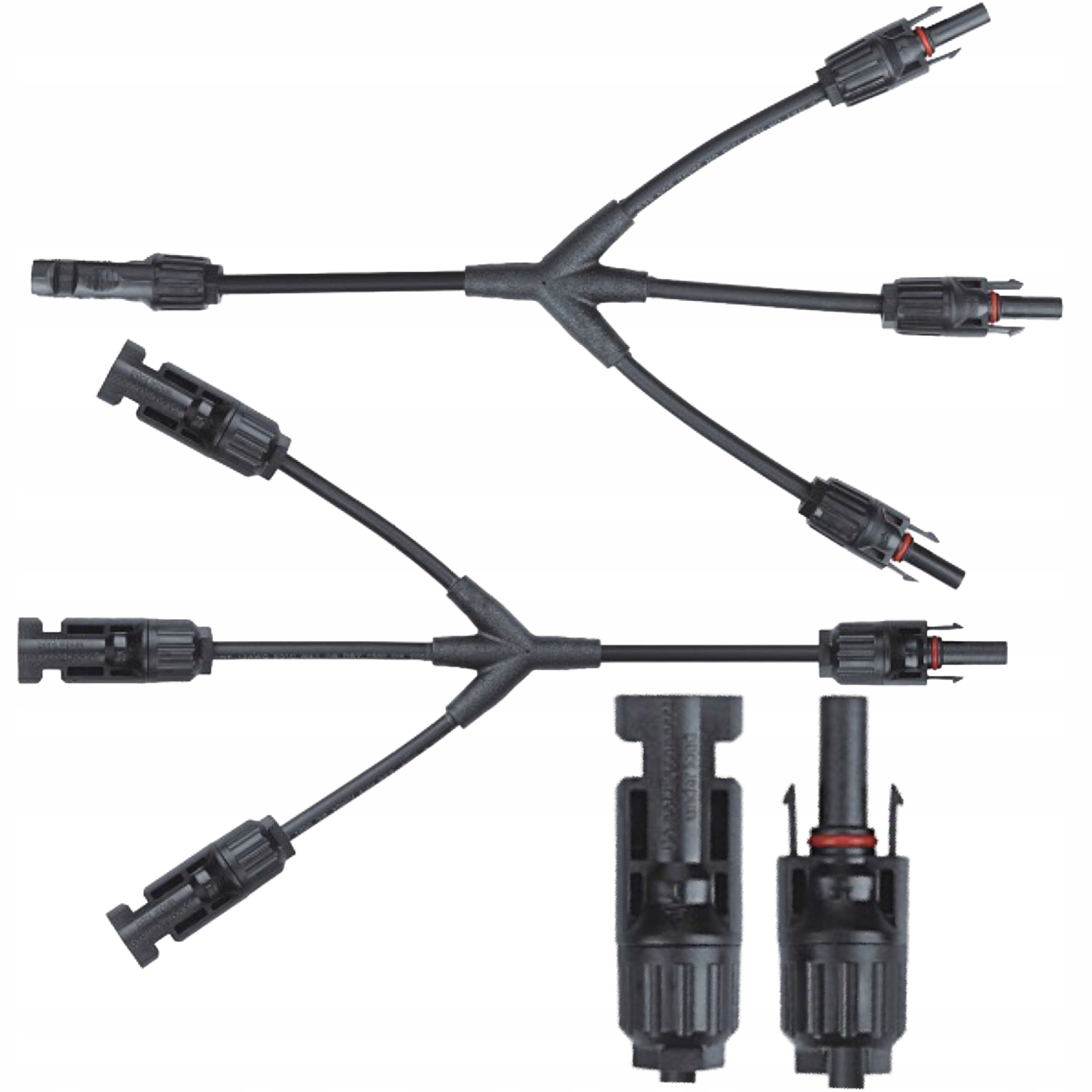 ROZDZIELACZ KONEKTOR PANELI FOTOWOLTAICZNYCH 3xMC4