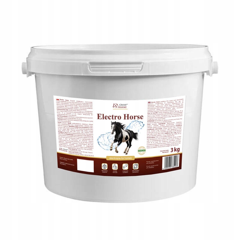 Over Horse Electro Horse Rozpuszczalne elektrolity dla koni 3 kg