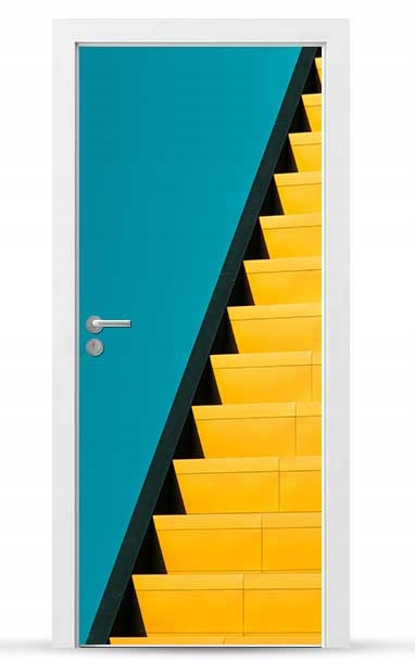 Okleina nálepka na vnější dveře Nábytková samolepicí Snadné Lepení