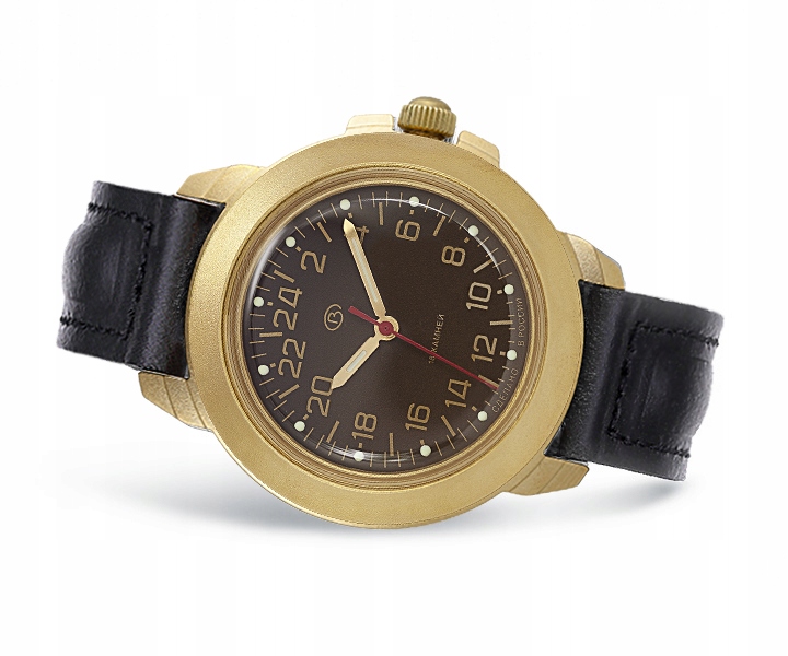 Wostok Vostok KAMANDIRSKI-nový 43721G-mat-24 Hodinový