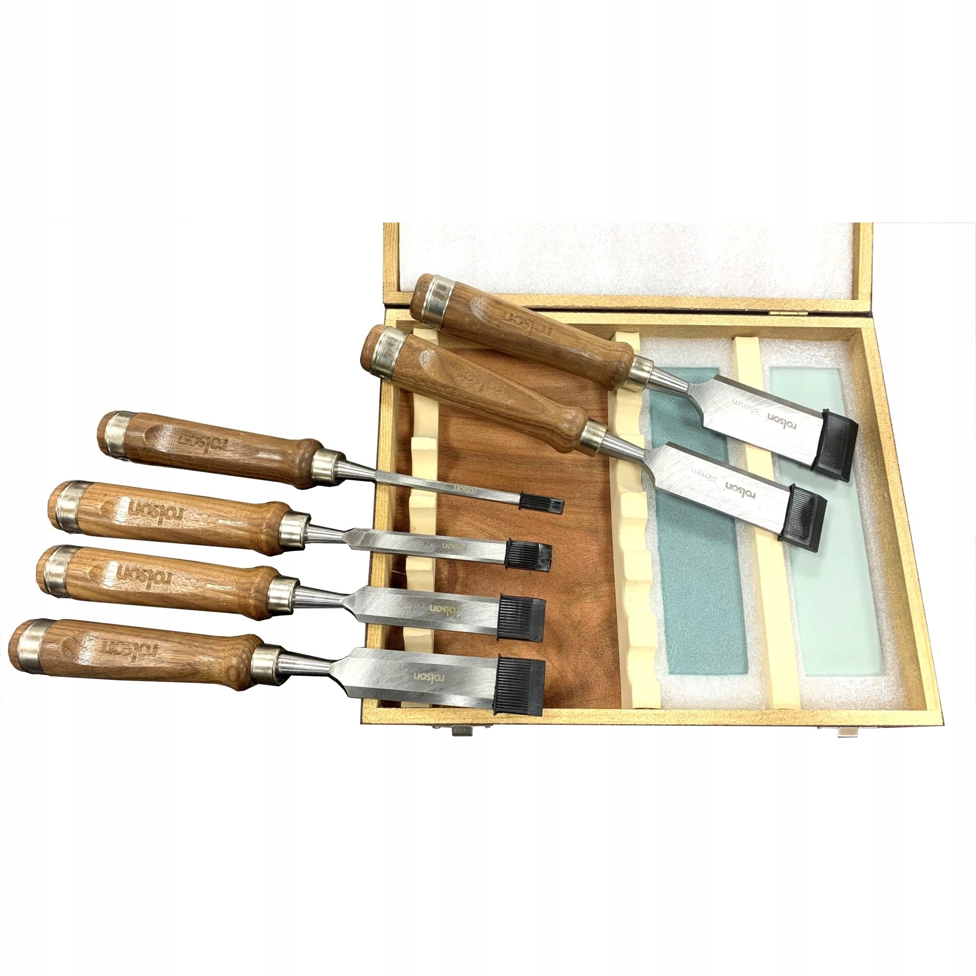 Rolson 56150 8 szt. dłuto do drewna i zestaw
