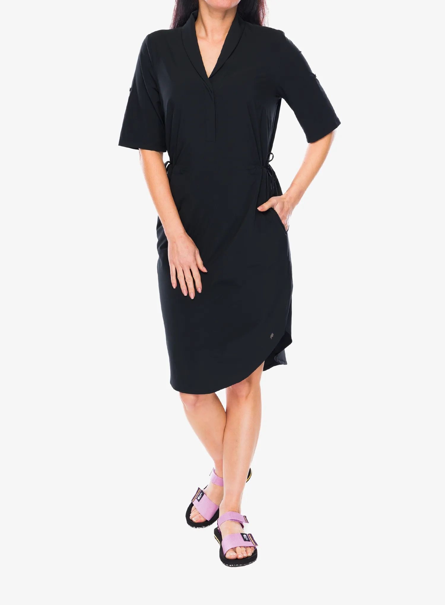 Šaty Royal Robbins Spotless Traveler Dress Ss jet black S