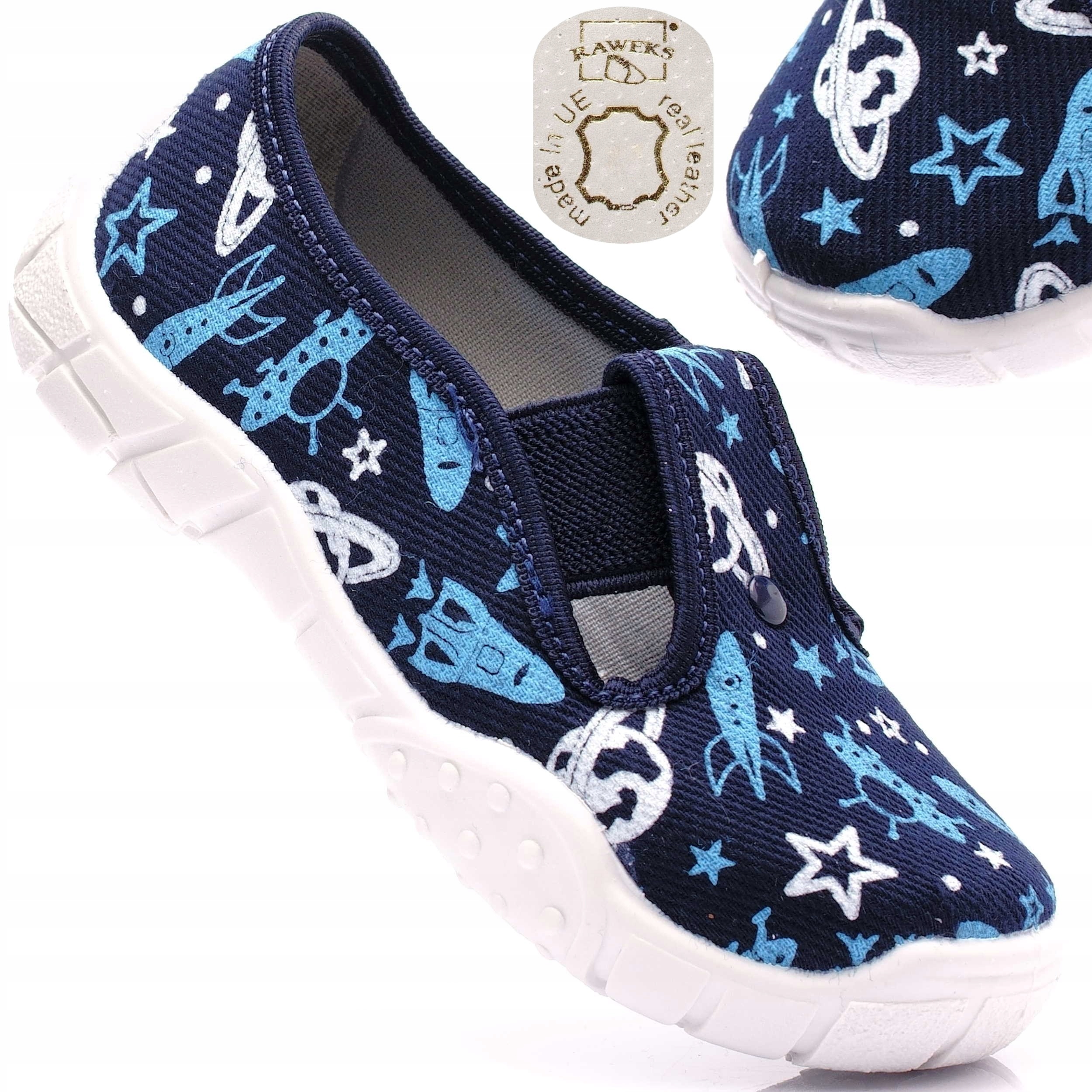 

Raweks Kapcie Dziecięce buty z wkładką skórzaną 30