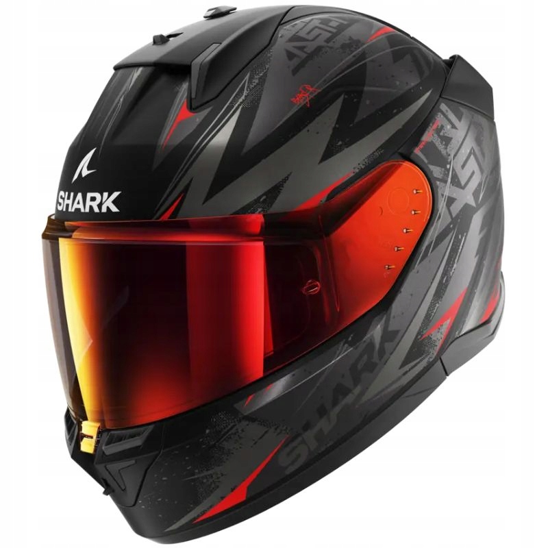 Motocyklová Prilba Shark D-skwal 3 Blast-r Mat Black Anthracite Red S
